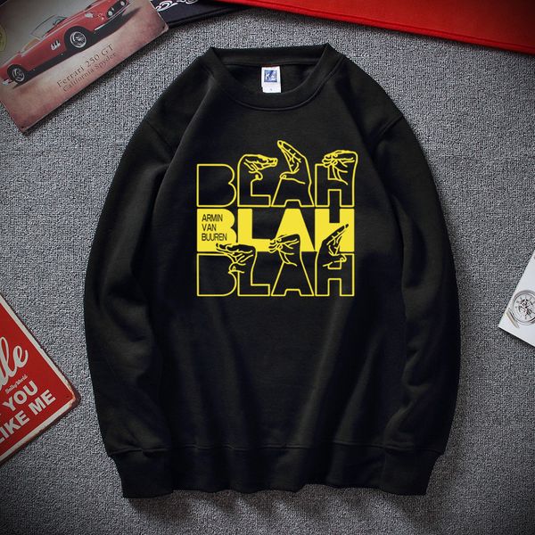 

новая зима streetwear armin van buuren бла hoodie транс меломаны прохладный повседневная хлопок homme фуфайки hoodie
