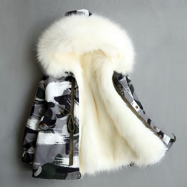 

2020 winter children's jacket jeans hooded kids boys coats warm fur girls jackets denim camouflage teenage boy outerwear clothes, Blue;gray