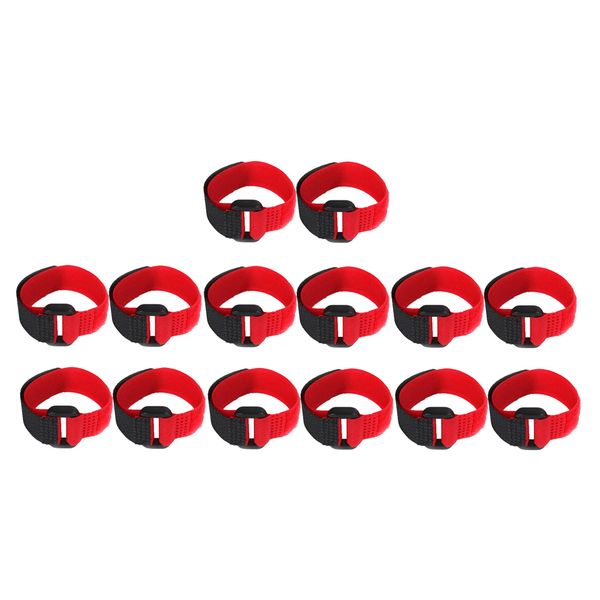 

14pcs no-crow rooster collar no crow noise neck belt for chicken red