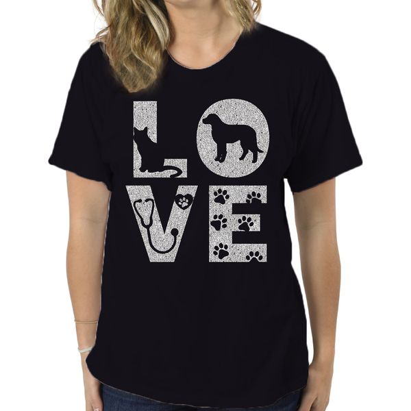 

vet tech love veterinarian tech distressed t shirts cotton tee fashion tshirt confortable tee men fashion