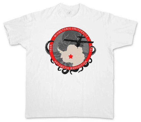 

miskatonic university 1930 antarctic expedition vintage lovecraft 2019 men funny men custom tees shirt