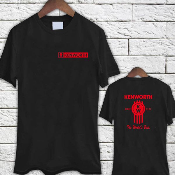 

kenworth truck logo black tshirt tee shirt men's tees tee printed t shirt men cotton t-shirt new style
