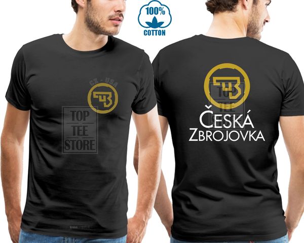 

new cz usa ceska zbrojovka firearms guns logo black t shirt s 5xl 010654