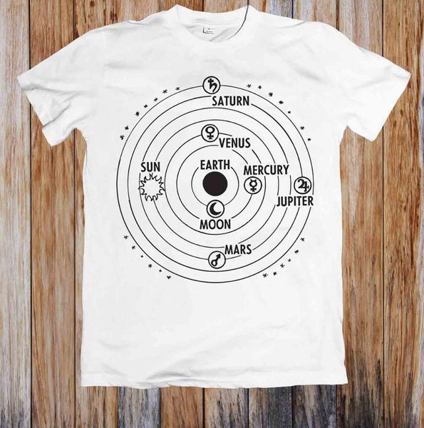 

fashion 3d t shirt 2019 man clothes fashion casual ptolemaic system t-shirt o-neck tee