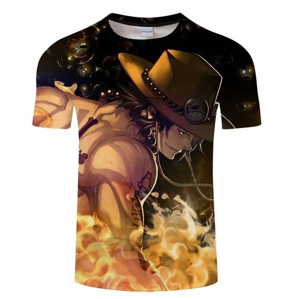 

luffy one piece 3d print shirts hippie kawaii hentai men clothing