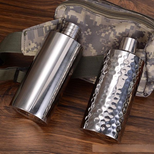 

hip flask 18 oz 304 stainless steel hip flask set whiskey alcohol liquor flask wine with funnel t200111