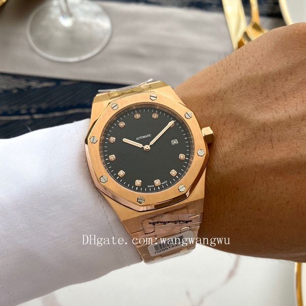 

2020 высокое качество ap royal oak шельфовых мужчины часы радуги наручные часы кожа каучуковый ремешок мужские часы d1092