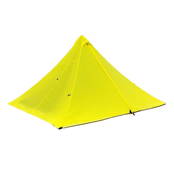 

lightweight camping hiking pyramid tent trekking pole net canopy
