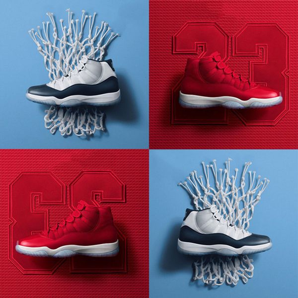 

new 11 prom night unc chicago gym red bred basketball shoes black red sports boots 11s mens athletics discount sneakers ing
