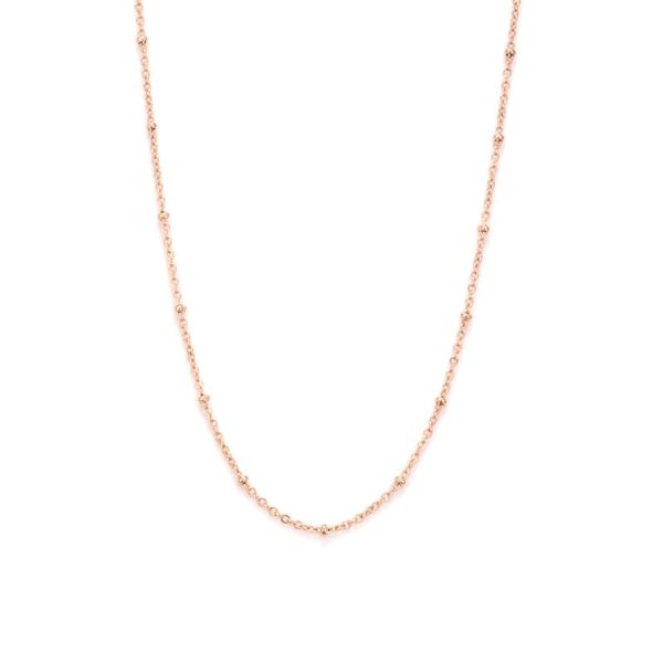 

цепи нержавеющей стали choker ожерелье для женщин ожерелья из бисера для женщин спутниковой цепи ювелирных изделий, Silver