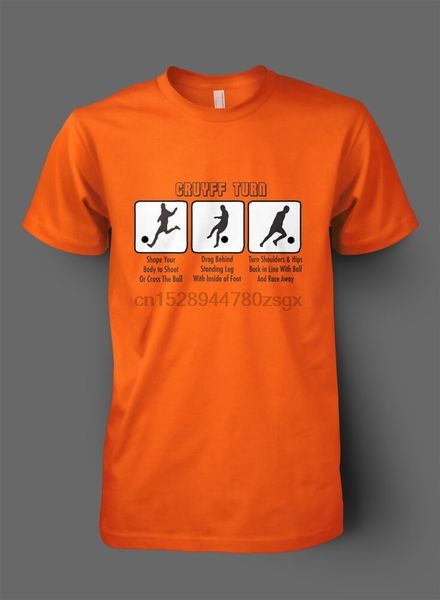 

cruyff turn legend holland football t shirt - netherlands fan shirt new