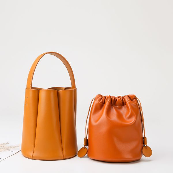 

women handbag 2020 new designer fashion crossbody messenger bag vintage mini personality bucket simple tote bag