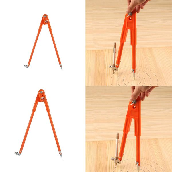 

2pcs/set carpenter precision pencil compasses, max large 90cm diameter 2size