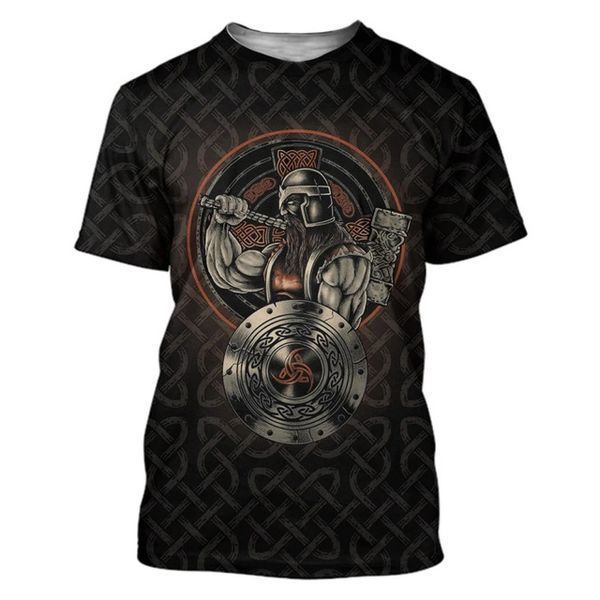 

3d cosplay viking armor printed men knights street 3d print shirts hippie plus size hentai men clothing
