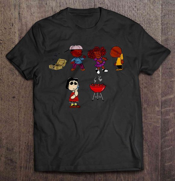 

men t shirt bbq music the peanuts movie black version women t-shirt