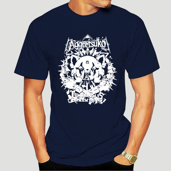

aggretsuko mens clothes funny 100% cotton t-shirts custom printed cotton o neck dress casual summer fashion 3277d