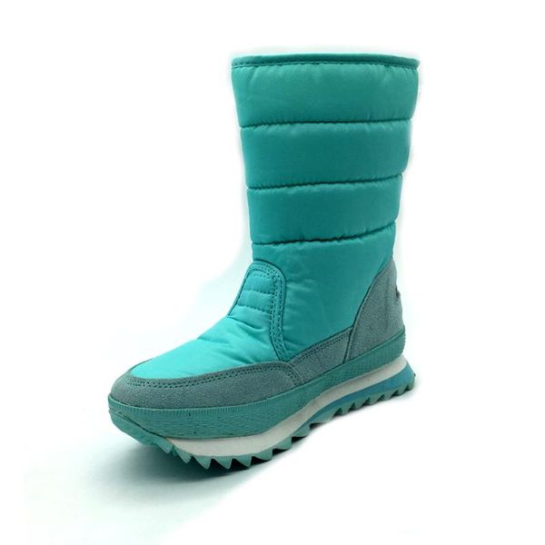 

boots 2021 winter cotton snow women's tube warm flat black non-slip waterproof