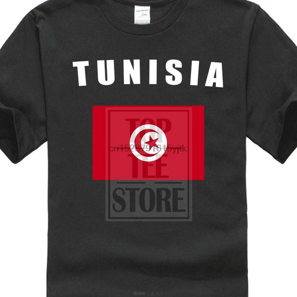 

tunisia flag tunisia footballer fan jersey short sleeves cotton t shirt ing