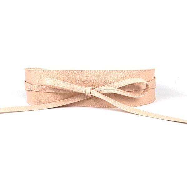 

belts -selling 1pc graceful leather solid women dress bowknot wrap wide pu two circlrs discounted, Black;brown