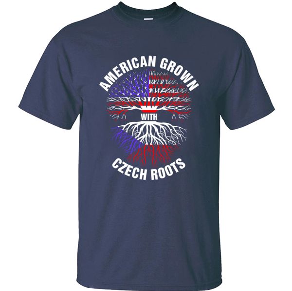 

better american grown czech roots t shirt for men 2020 regular male t shirts o-neck printed fun hiphop short sleeve