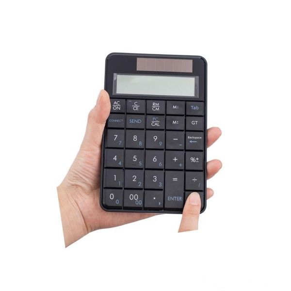 

lastest 29 keys mc-56ag 2 in 1 2.4g wireless usb numeric wireless keyboard & calculator with lcd display for pc tablet