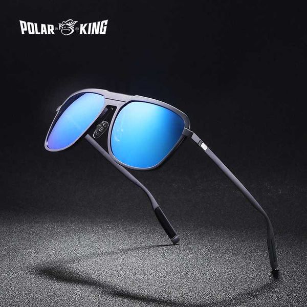 

polarking brand fashion polarized sunglasses for men driving men's eyewear aluminum frame traveling sun glasses oculos gafas, White;black