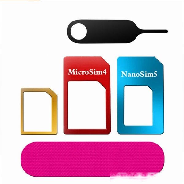 

aluminum metal 5 in 1Â nano sim adapter micro sim standard sim card convertion converter for samsung galaxy note 10 plus note 20 ultra s10s20