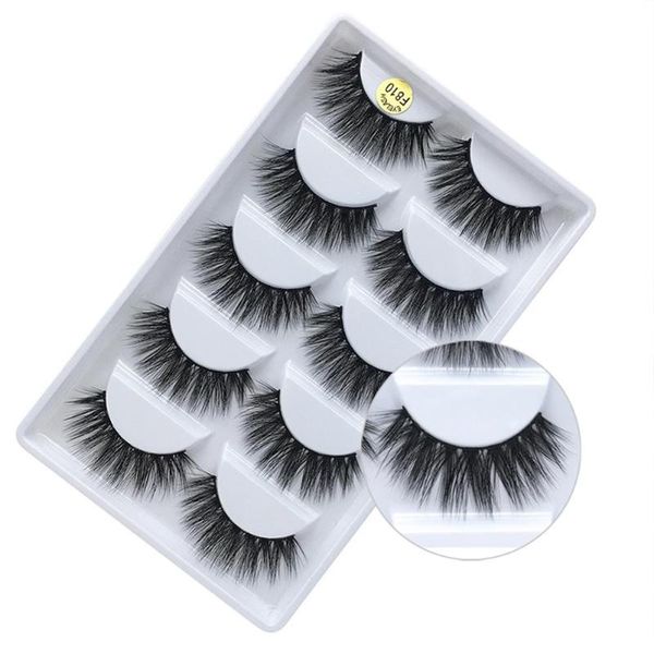 

5 pairs 3d imitated natural false eyelashes handmade thick long lash eyelash extension soft fake eyelashes eye makeup