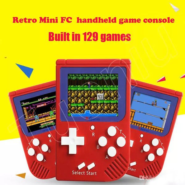 

portable retro mini handheld game console 8 bit color lcd game player for fc game console dhl a-zy toys