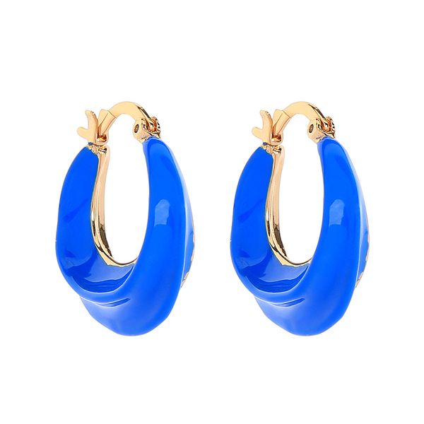 

dangle & chandelier balanbiu four-tone exquisite enamel copper drop earrings for women gifts 2021 est fashion jewelry accessories, Silver