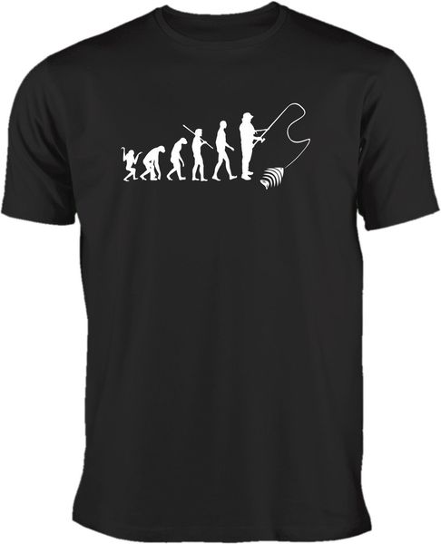

print t-shirt mens short evolution angler t-shirt in 2 verschiedenen farben o-neck hipster tshirts