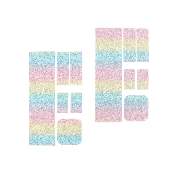 

2pcs charger protection sticker decal skin for iphone 6s/7plus gradient