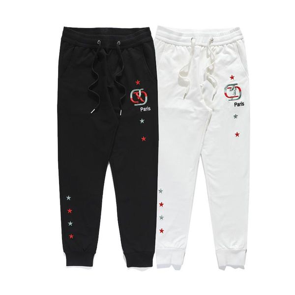 

2020 men designer summer pants classic sports sweatpants mens pants Laminated zipper design top Material Asian size fitness joggers DR