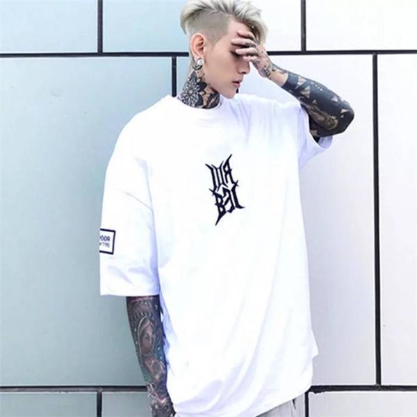 

Hip Hop T Shirts Male Short Sleeve Men Letter Print Tshirt Streetwear Casual Summer T Shirt Boys 2019 Cool Punk Shirt Men Women