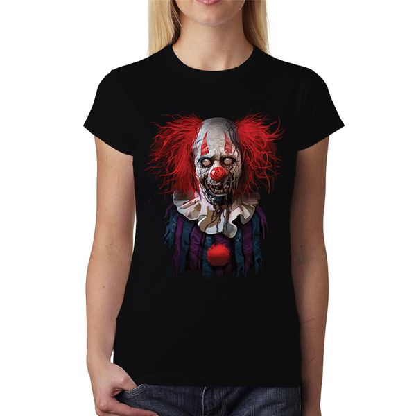

zombie clown jester womens t-shirt xs-3xl homme plus size tee shirt