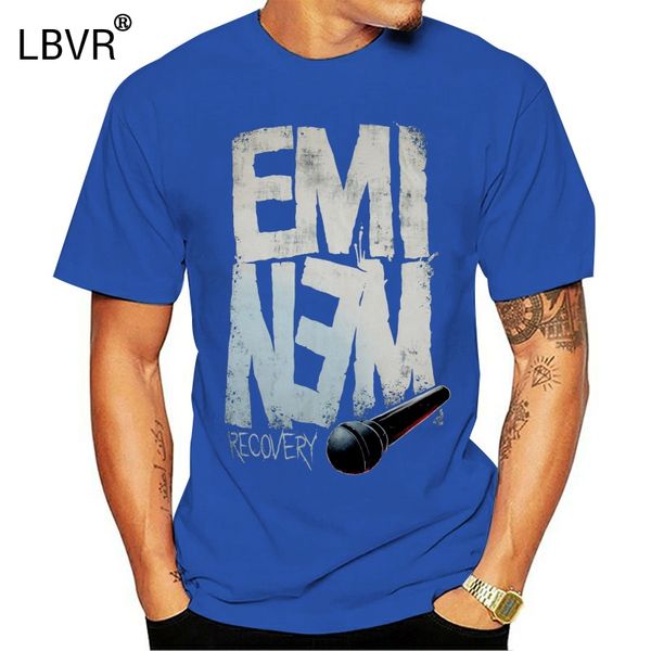 

eminem - recovery - t shirt s-3xl brand new - official t-shirt 100% cotton short sleeve o-neck tee shirts plus size