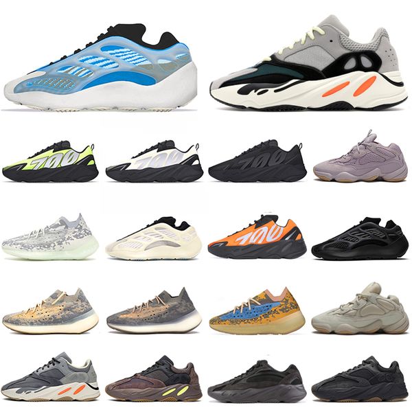 

kanye yezzy yezzys 700 men women running shoes reflective arzareth azael alvah 700s wave runner mens trainers outdoor sneakers, White;red