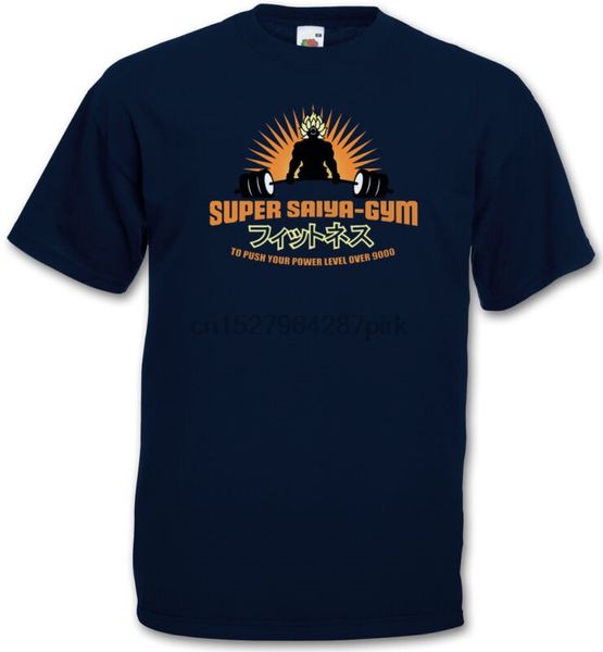 

navy super saiya gym vintage t-shirt - dragon гоку готен болл son z аниме роши