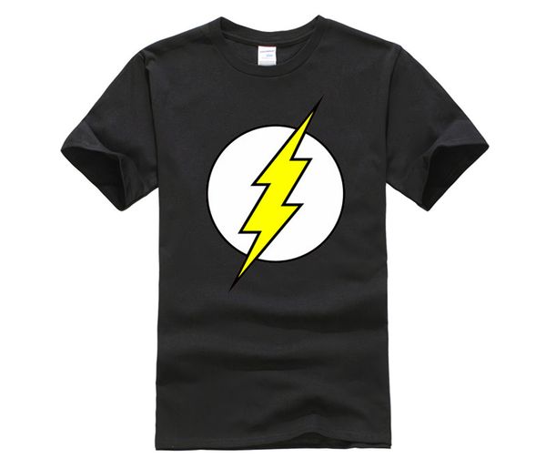 

3kinds design superhero the flash t-shirt the theory sheldon cooper cosplay t shirts men women geek o neck top