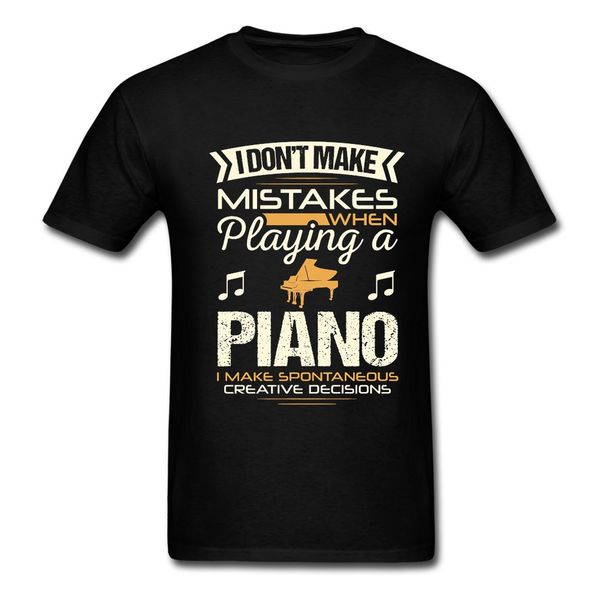 

funky tee shirts piano player mistakes white t shirt teenage crew neck short sleeve t shirt comfortable men's design tee