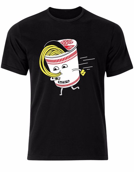 

noodles cup late for work pasta spaghetti yummy mens tshirt tee al80 cool casual pride t shirt men new fashion2020 fa