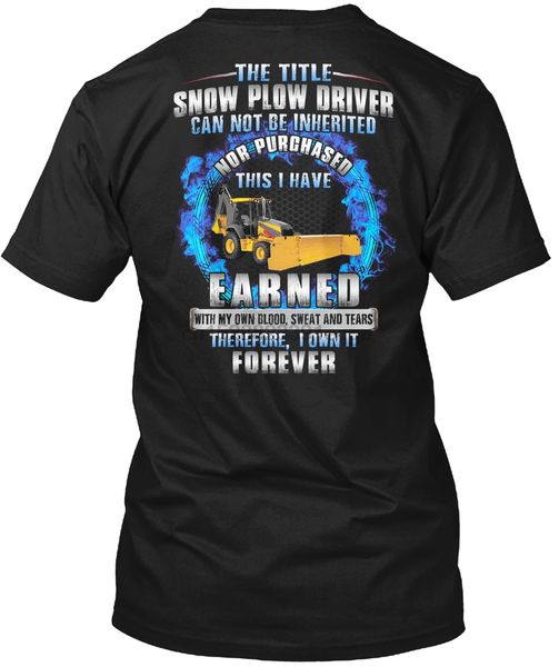 

men t shirt forever a snow plow driver shirt women t-shirt