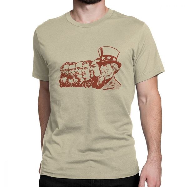 

comrade sam men's t-shirts the great communist cotton tee shirt amazing mao lenin marx stalin ussr clothes humor funny t shirt