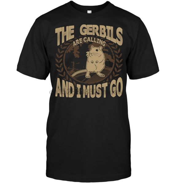 

brand the gerbils are calling and i must go t-shirt men short sleeve t-shirt