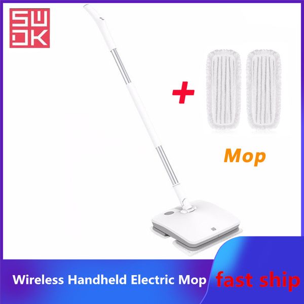 

swdk-d260 electric mop vacuum cleaner wireless handheld wiper washers wet mopping robot floor mop machine with led light