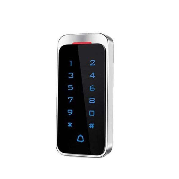 

touch screen waterproof 125khz rfid touch keypad standalone access controller 13.56mhz ic card door lock system metal t5
