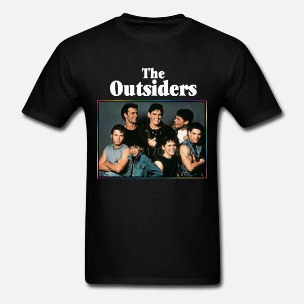 

new the outsiders 80s drama movie white black t-shirt shirts tee xs-2xl