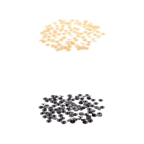 

200x screw cover caps conversion kit for furniture car home beige 2+black
