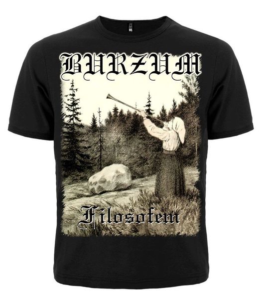 

футболка 1burzum1 2filosofem2 нового различного размера. норвежский музыкальный проект new brand-одежда футболки top tee plus size