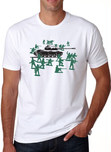 

2019 new summer funny t-shirt little green army men t shirt funny graphic shirts fashion tee shirt